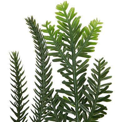 Northlight 6-ft. Unlit Mixed Foliage Christmas Garland with Pine Cones and Berries