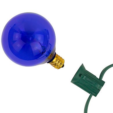 Northlight 9-ft. Blue Globe Christmas Patio Lights