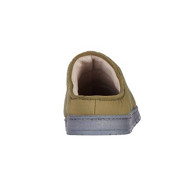 isotoner Rhys Cooling Memory Foam Men's Puffer Clog Slippers