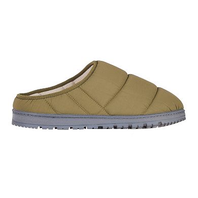 isotoner Rhys Cooling Memory Foam Men's Puffer Clog Slippers