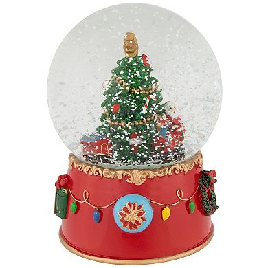 Northlight 8-in. Christmas Tree Village Train Musical Snow Globe