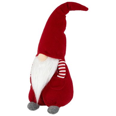 Northlight 20-in. Red and White "Hands in Pocket" Boy Christmas Gnome Decoration