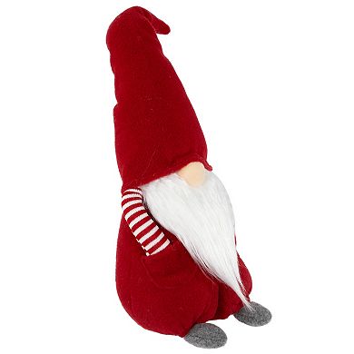 Northlight 20-in. Red and White "Hands in Pocket" Boy Christmas Gnome Decoration