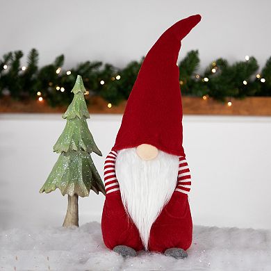 Northlight 20-in. Red and White "Hands in Pocket" Boy Christmas Gnome Decoration