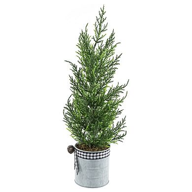 Northlight 18.5-in. Artificial Cypress Unlit Christmas Tree