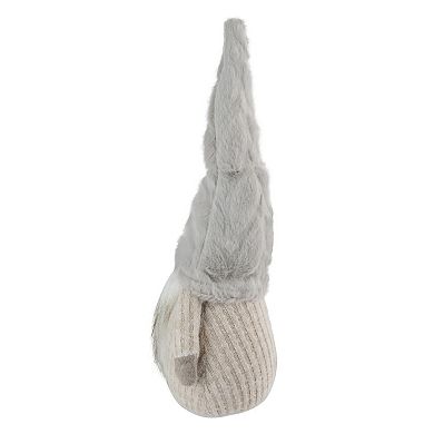 Northlight 10-in. Lighted Nose and Plush Hat Tabletop Christmas Gnome Decoration