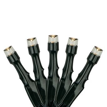 Northlight Warm White LED Solar Power Mini Christmas Light Set