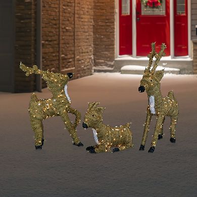 Northlight Light-Up Fawn Reindeer Outdoor Christmas Decoration
