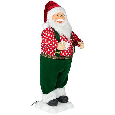 Northlight 24-in. Animated & Musical Santa Claus with Hot Cocoa Christmas Decoration