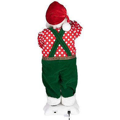 Northlight 24-in. Animated & Musical Santa Claus with Hot Cocoa Christmas Decoration
