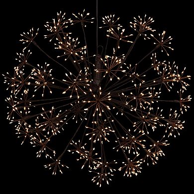 Northlight 20-in. LED Brown Christmas Ball Decoration