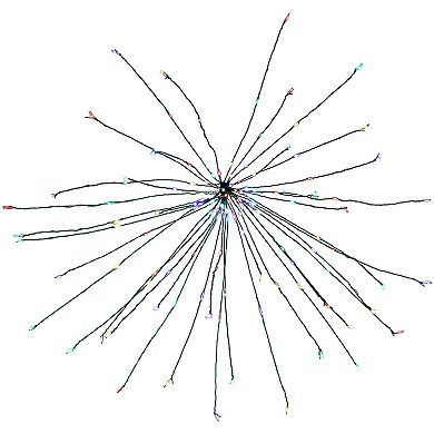 Northlight 20-in. LED Firework Branch Christmas Decoration