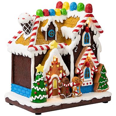 Northlight 7-in. LED Gingerbread Christmas Candy House Village Display