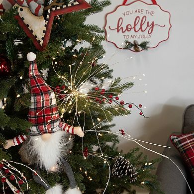 Northlight 20-in. LED Firework Silver Branch Christmas Decoration