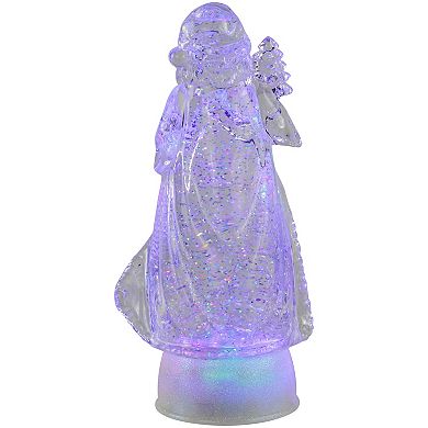 Northlight 10-in. LED Color Changing Acrylic Santa Claus Christmas Decoration