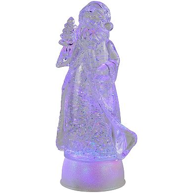Northlight 10-in. LED Color Changing Acrylic Santa Claus Christmas Decoration