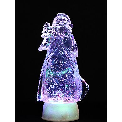 Northlight 10-in. LED Color Changing Acrylic Santa Claus Christmas Decoration
