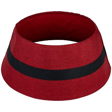 Northlight 26.75-in. Red Santa's Belt Round Christmas Tree Collar