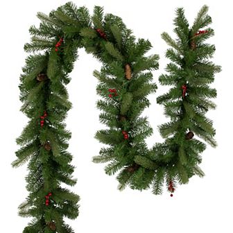 Northlight 25-ft. Real Touch™ Noble Fir Commercial Christmas Garland with Berries