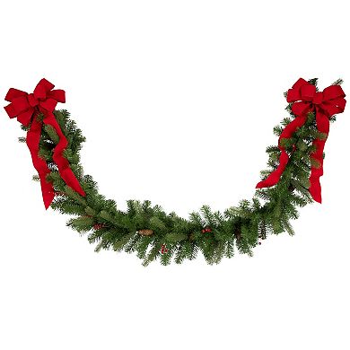 Northlight 25-ft. Real Touch™ Noble Fir Commercial Christmas Garland with Berries