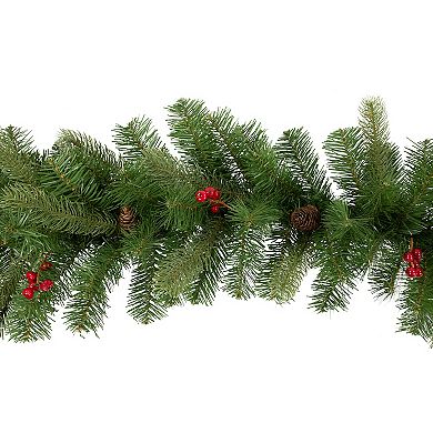 Northlight 25-ft. Real Touch™ Noble Fir Commercial Christmas Garland with Berries