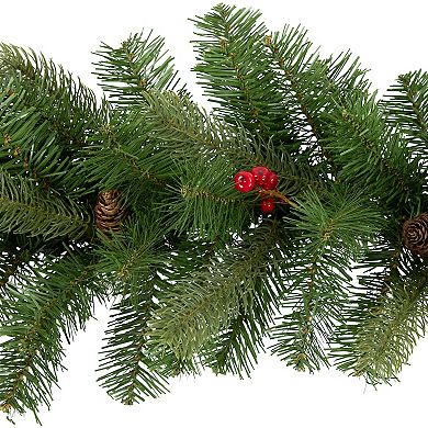 Northlight 25-ft. Real Touch™ Noble Fir Commercial Christmas Garland with Berries