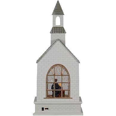 Northlight 12-in. LED Holy Family Church Scene Christmas Snow Globe