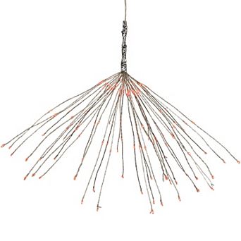 Northlight 20 in LED Firework Silver Branch Christmas Decoration