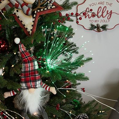 Northlight 20-in. LED Firework Silver Branch Christmas Decoration