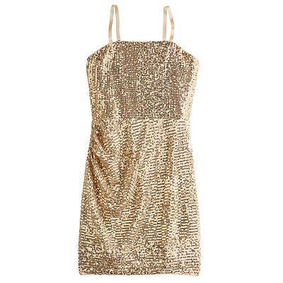 slim fit dress slacks Same Long Sleeve Twist Dress | Gold Sequin