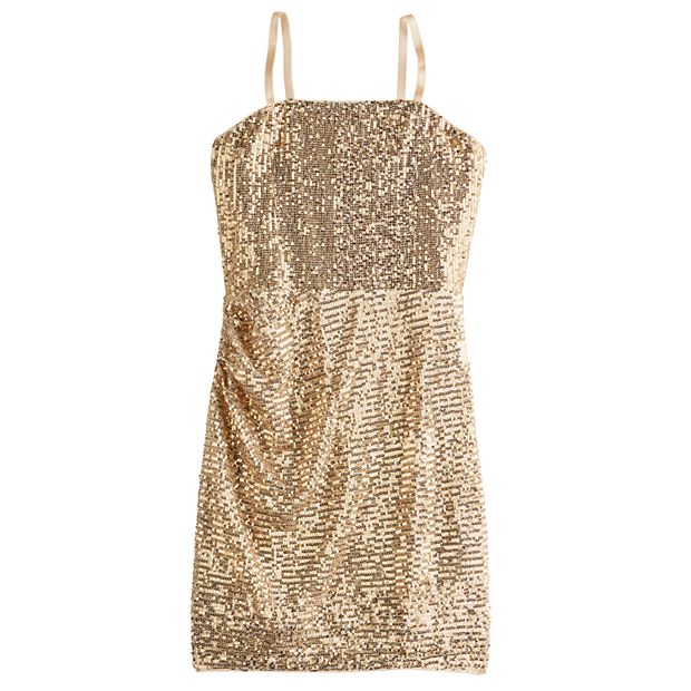 Girls 7-16 Knit Works Sequin Slip Dress