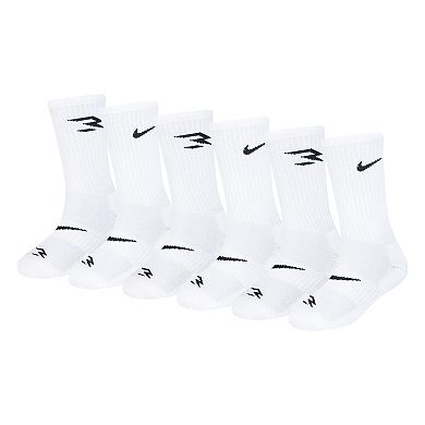 Boys Nike 3BRAND by Russell Wilson Dri-FIT Socks 6-Pack