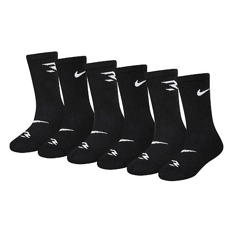 Носки Nike 3BRAND by Russell Wilson Dri-FIT для мальчиков, набор 6 пар