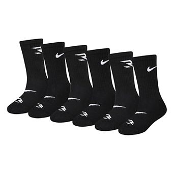 Boys Nike 3BRAND by Russell Wilson Dri-FIT Socks 6-Pack