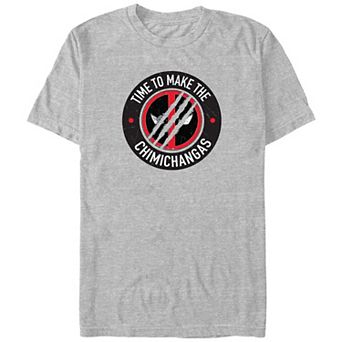 Big & Tall Marvel Deadpool & Wolverine Time To Make Chimichangas Graphic Tee