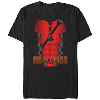 Big & Tall Marvel Deadpool Costume Graphic Tee