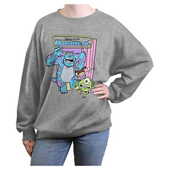 Disney's Monsters Inc. Scare Team Juniors' Oversized Graphic Pullover