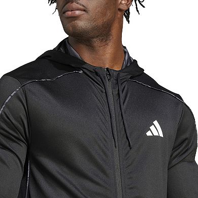 Men's adidas Essentials Camo Training Zip Hoodie