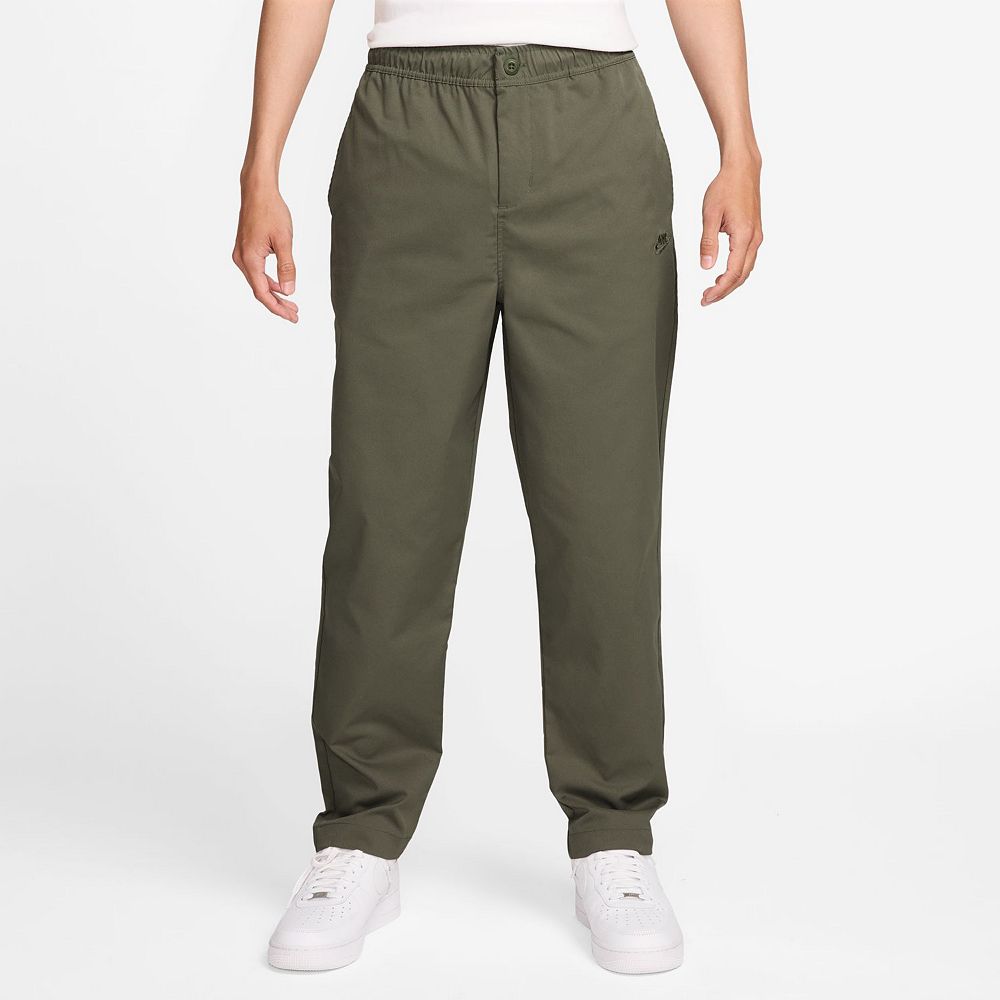 CLUBHAUS × TANGRAM / NYLON PANTS OLIVE conSignore Men's Pleated Olive Green Tango Pants