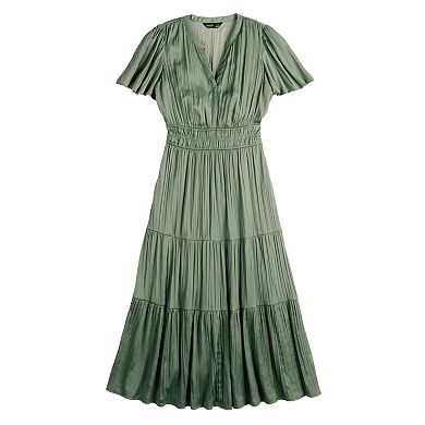 Women's Simply Vera Vera Wang Short Sleeve Maxi Dress
