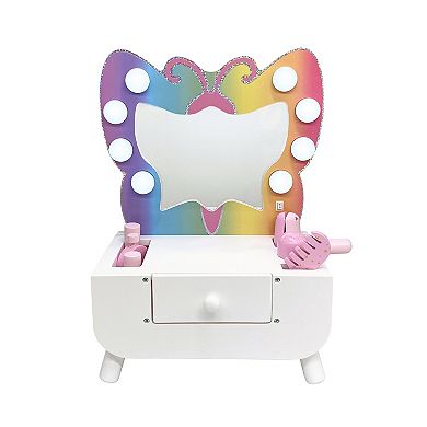 Teamson Kids LED Tabletop Vanity Play Set
