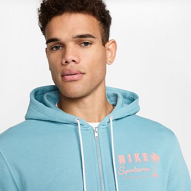 Men's Nike Tropical Graphic Full-Zip Fleece Hoodie