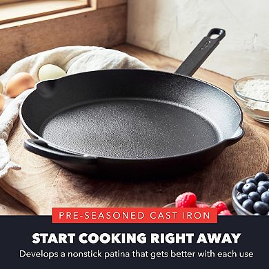 Bobby Flay by GreenPan 12” Cast Iron Frypan