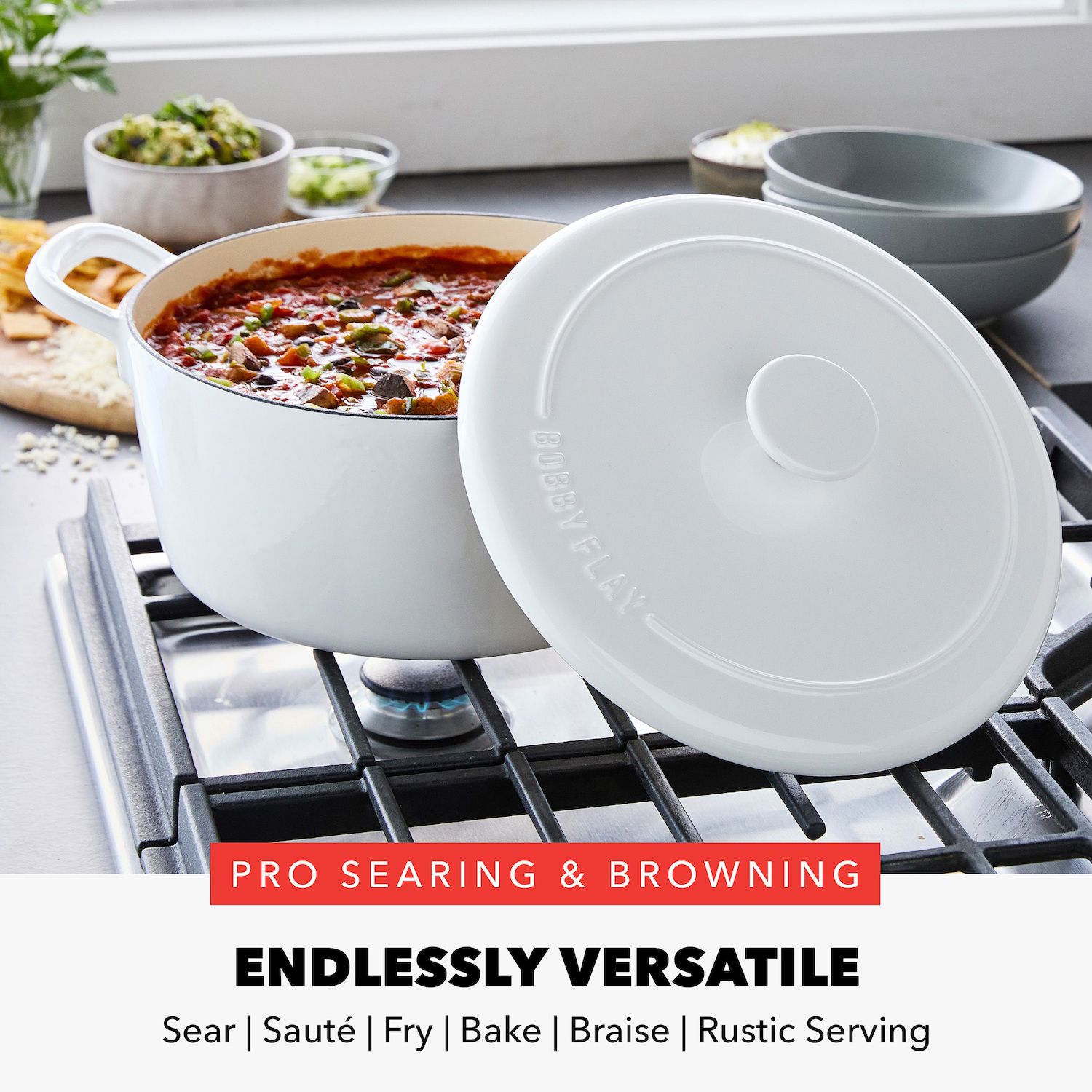 Bobby Flay By GreenPan Dutch Oven - Thumbnail 3