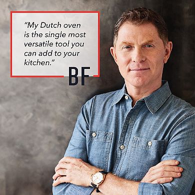 Bobby Flay By GreenPan 5.5QT Enameled Cast Iron Dutch Oven