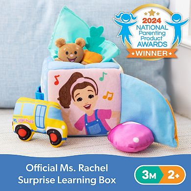 Cool Maker Ms. Rachel Surprise Learning Box with Stuffed Animals & Sensory Toys
