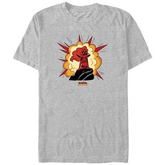 Big & Tall Marvel Deadpool & Wolverine The Little Mermaid Parody Poster Graphic Tee