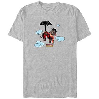 Big & Tall Marvel Deadpool & Wolverine Mary Poppins Parody Poster Graphic Tee