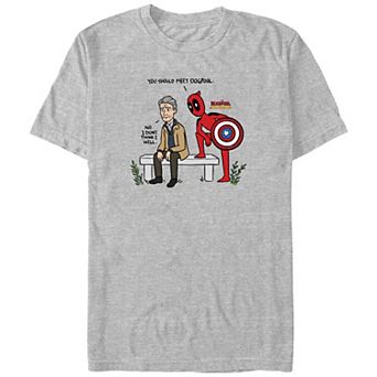 Big & Tall Marvel Deadpool & Wolverine You Should Meet Dogpool Graphic Tee