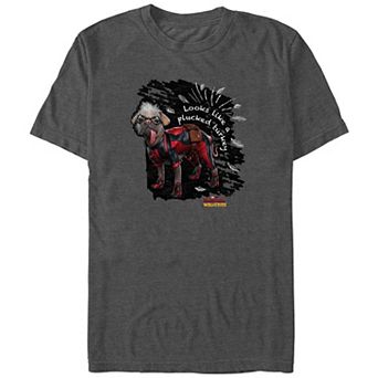 Big & Tall Marvel Deadpool & Wolverine Looks Like A Plucked Turkey Graphic Tee